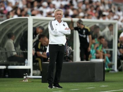 كارلو أنشيلوتي المدير الفني لنادي ريال مدريد الإسباني - Reuters