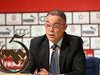 رئيس الاتحاد المغربي لكرة القدم فوزي لقجع - X/@FRMFOFFICIEL