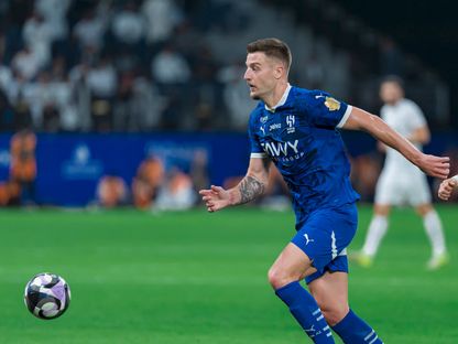 سيرغي ميلينكوفيتش سافيتش خلال مباراة بين الهلال والشباب في الدوري السعودي - 21 أبريل 2025 - X/@Alhilal_EN