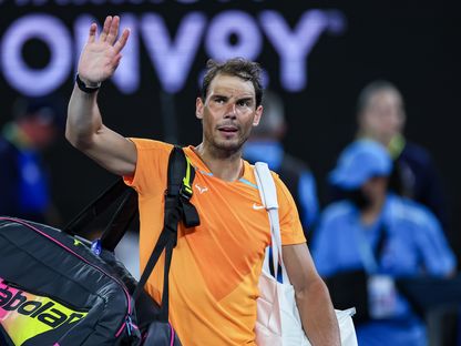 رافاييل نادال خلال مشاركته في بطولة أستراليا المفتوحة للتنس - 18 يناير 2023 - Mike Frey-USA TODAY Sports