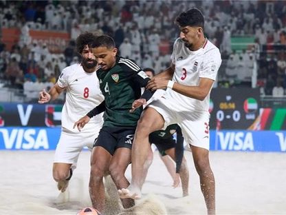من مواجهة الإمارات وإيران في كأس العالم لكرة القدم الشاطئية - 22 فبراير 2024 - Fifa.com