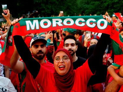 جمهور المغرب قبل مواجهة اسكتلندا في كأس العالم - 19 يونيو 2026 - Reuters