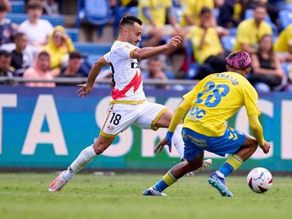 من مباراة لاس بالماس ورايو فايكانو في الدوري الإسباني - 22 أكتوبر 2023 - X/@RayoVallecano