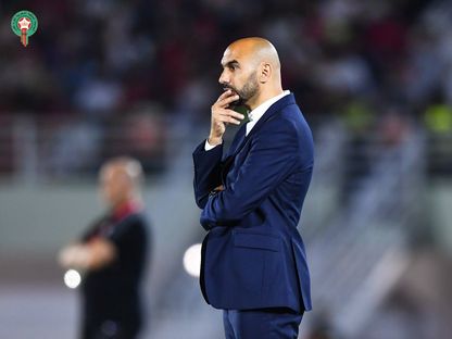مدرب المنتخب المغربي وليد الركراكي خلال المواجهة الودية أمام تونس - 6 يونيو 2025 - X/@EnMaroc
