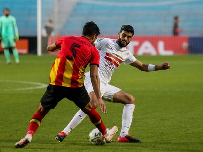 من مباراة الترجي والزمالك - الحساب الرسمي لنادي الزمالك على تويتر