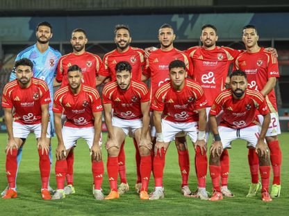 لاعبو الأهلي قبل مباراة الاتحاد السكندري في الدوري المصري - 22 نوفمبر 2024 - X/@AlAhly