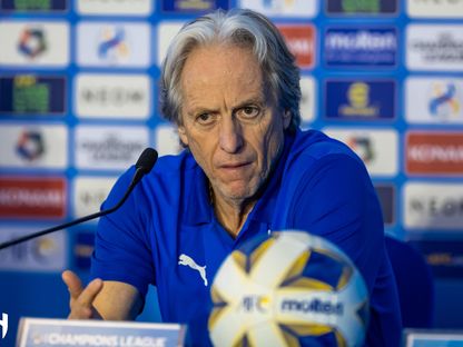 البرتغالي جورجي جيسوس مدرب فريق الهلال السعودي في مؤتمر صحفي - 5 نوفمبر 2023 - twitter/Alhilal_FC