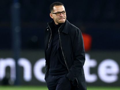 ليام روسينيور مدرب تشيلسي بعد الخسارة أمام باريس سان جيرمان في دوري أبطال أوروبا - 11 مارس 2026 - Reuters