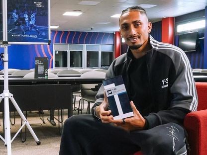 رافينيا لاعب برشلونة خلال تصوير سلسلة بودكاست سوفا سكور -  11 فبراير 2026 - MD Sofascore