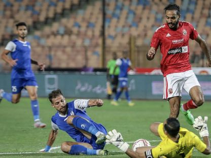 محمود كهربا في مباراة الأهلي ومنتخب السويس بكأس مصر 2023 - Ahly/Twitter