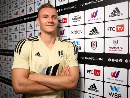 حارس فولهام الجديد القادم من أرسنال الألماني بيرند لينو. 3 اغسطس 2022 - Twitter/FulhamFC