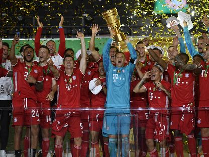 تتويج بايرن ميونيخ بكأس ألمانيا لموسم 2019-2020 - AFP