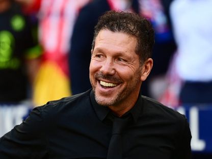 الأرجنتيني دييغو سيميوني خلال مواجهة ريال مدريد في الدوري الإسباني - 20 سبتمبر 2026 - Reuters