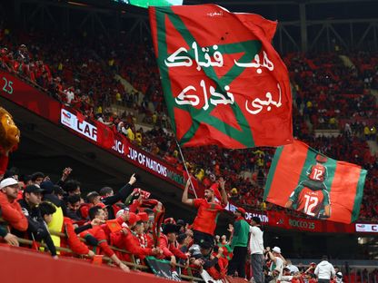 جانب من المدرجات خلال مواجهة المغرب ونيجيريا في نصف نهائي كأس أمم إفريقيا 2025 - 14 يناير 2026 - Reuters