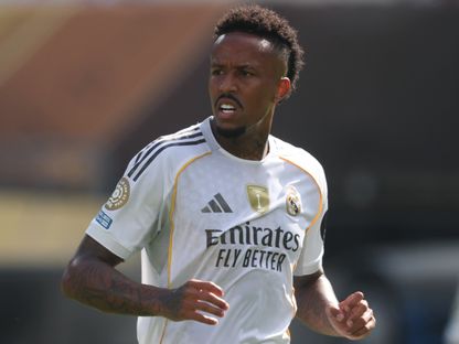 إيدر ميليتاو خلال مباراة بين ريال مدريد وباريس سان جيرمان في كأس العالم للأندية - 9 يوليو 2025 - Vincent Carchietta-Imagn Images