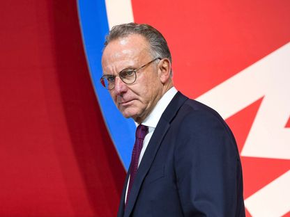 كارل هاينز رومينيغه خلال اجتماع سنوي للمساهمين في بايرن ميونيخ - 30 نوفمبر 2018 - REUTERS