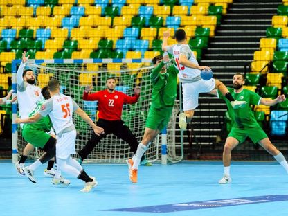 من مباراة تونس والجزائر في نصف نهائي كأس إفريقيا لكرة اليد - 29 يناير 2026 - FB/@Confédération Africaine de Handball