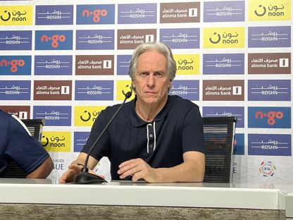 جورجي جيسوس مدرب الهلال في المؤتمر الصحافي - 29 سبتمبر 2023  - X/@aawsat_spt