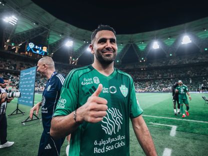 رياض محرز بعد فوز الأهلي على الاتحاد بالدوري السعودي - 6 مارس 2026 - X/@SPL