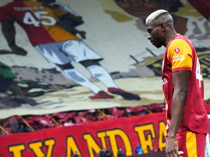 فيكتور أوسيمين خلال مباراة غلطة سراي وليفربول بدوري أبطال أوروبا - 10 مارس 2026 - X/GalatasaraySK