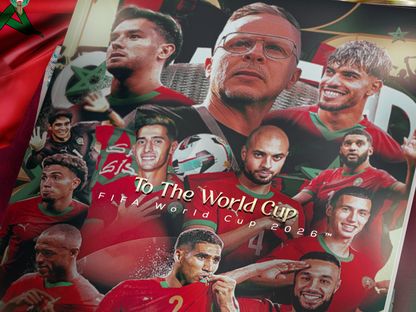 صورة مركبة لبعض لاعبي المنتخب المغربي الموجهة لهم الدعوة للمشاركة في كأس العالم 2026 - X/@EnMaroc