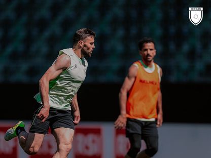 خلال تدريب لمنتخب الأردن - 30 مايو 2026 - X/@JordanFA