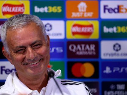 جوزيه مورينيو من مؤتمر صحفي قبل مباراة بنفيكا وتشيلسي بدوري أبطال أوروبا - 29 سبتمبر 2025 - Reuters