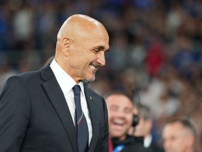 مدرب إيطاليا لوتشيانو سباليتي بعد الفوز على مالطا في تصفيات يرو 2024 - AFP