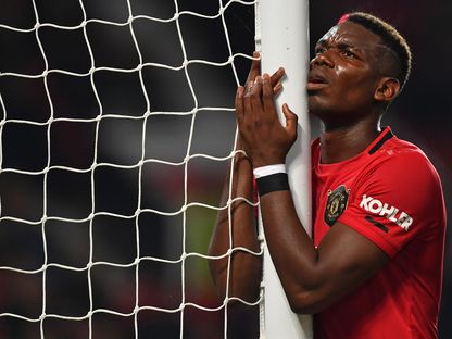 لاعب خط وسط مانشستر يونايتد الفرنسي بول بوغبا - AFP