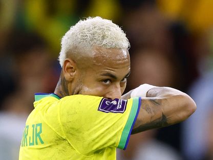 نيمار نجم البرازيل في مونديال قطر -09 ديسمبر 2022 - Reuters