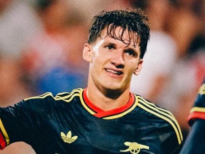 لاعب أرسنال كريستوس تزوليس يسجل في مباراة ودية أمام جيرونا - 1 أغسطس 2026 - arsenal.com