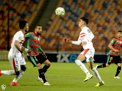 دوري أبطال إفريقيا - الزمالك ضد مولودية الجزائر في 12 فبراير 2021 - حساب نادي الزمالك - تويتر