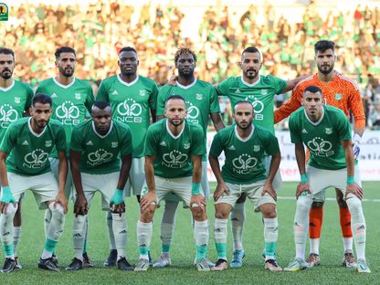 نادي الأخضر الليبي خلال مباراة إتحاد العاصمة الجزائري بكأس الكونفيدرالية الإفريقية - 19 فبراير 2023 - Facebook/AL-Akhdar SC