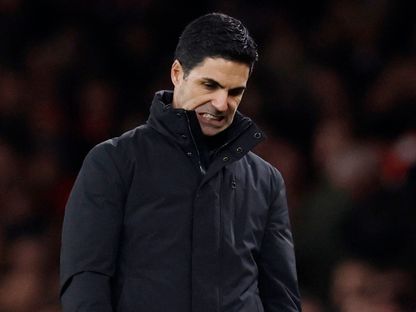 ميكيل أرتيتا مدرب أرسنال خلال مواجهة ولفرهامبتون بالدوري الإنجليزي - 13 ديسمبر 2025 - Reuters