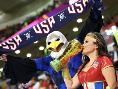 جمهور الولايات المتحدة الأميركية في كأس العالم 2022 - Getty