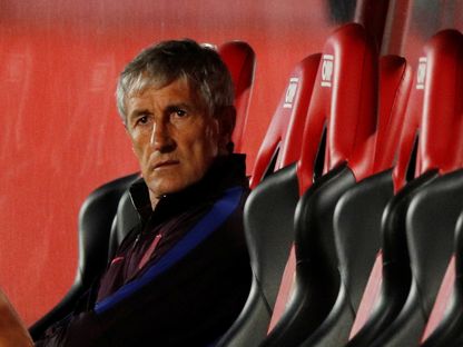 كيكي سيتين في مباراة ريال مايوركا - REUTERS