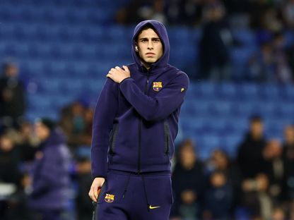 فيرمين لوبيز قبل المواجهة بين برشلونة وإسبانيول في الدوري الإسباني - 3 يناير 2026 - Reuters