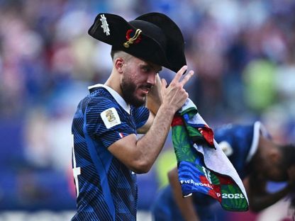 ريان فرنسا بعد فوز فرنسا على باراغواي في كأس العالم - 5 يوليو 2026 - reuters