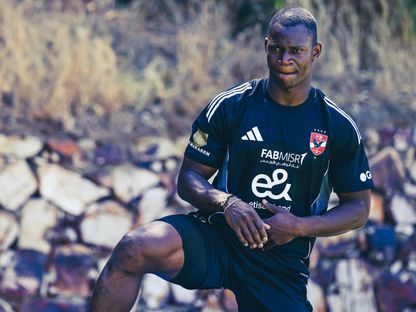 أليو ديانغ لاعب الأهلي المصري في تدريبات الفريق بمعسكر تونس - 19 يوليو 2025 - FB/@Al Ahly SC