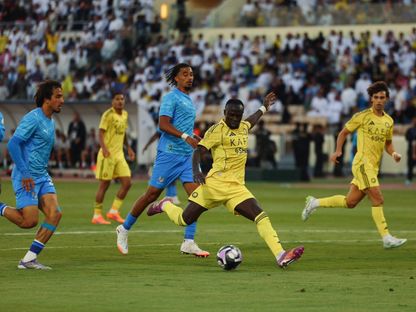 ساديو ماني خلال مباراة بين النصر ونيوم في الدوري السعودي - 8 نوفمبر 2025 - X/@AlNassrFC