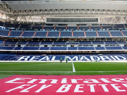 ملعب سانتياغو برنابيو معقل ريال مدريد الإسباني - 7 أكتوبر 2023 - Reuters
