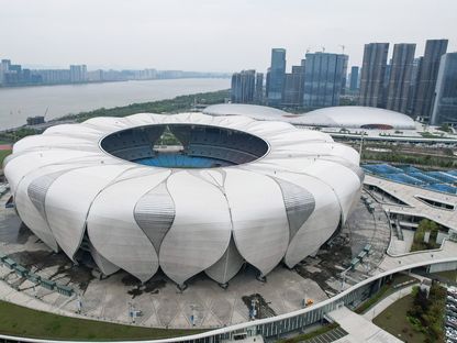 الملعب الأولمبي في مدينة هانجتشو الصينية - AFP