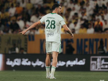 ميريح ديميرال مدافع الأهلي في مباراة النصر بالدوري السعودي - 30 أبريل 2026 - X/@ALAHLI_FC