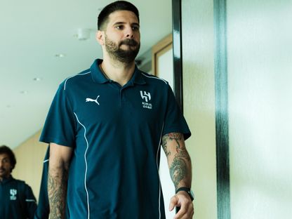 ألكسندر ميتروفيتش لاعب الهلال قبل مواجهة غوانغجو الكوري الجنوبي بربع نهائي دوري أبطال آسيا للنخبة - 25 أبريل 2025 - X/@SPL