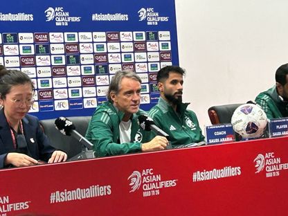 روبرتو مانشيني مدرب المنتخب السعودي قبل مواجهة الصين في تصفيات كأس العالم 2026 - 9 سبتمبر 2024 - X/@aawsat_spt