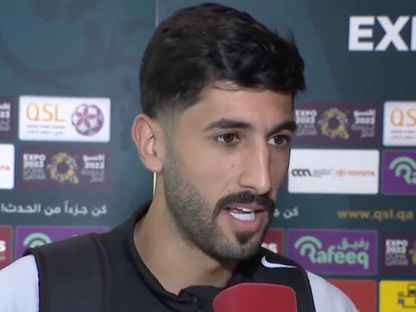لاعب منتخب الأردن يزن النعيمات - Alkass/tv