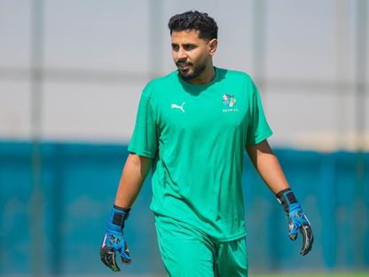 رائد أزيبي حارس مرمى نادي نيوم السعودي - x/azybi44