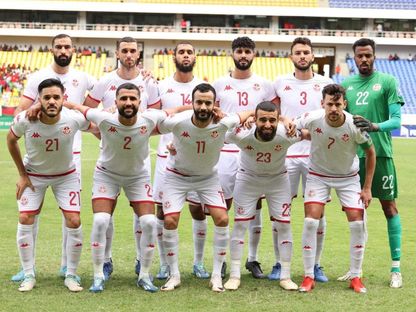 صورة جماعية لتشكيلة منتخب تونس قبل انطلاق مباراة مالاوي في تصفيات كأس العالم 2026 - 21 نوفمبر 2023  - Facebook/Fédération Tunisienne de Football