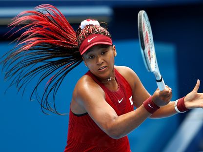 لاعبة التنس اليابانية أوساكا - REUTERS