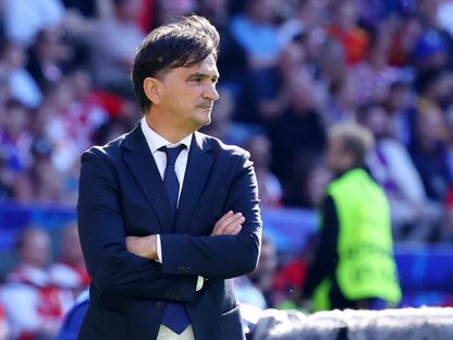زلاتكو داليتش مدرب كرواتيا في مواجهة إسبانيا في "يورو 2024" - 15 يونيو 2024 - Reuters